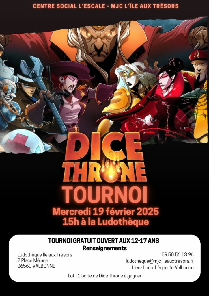 Tournoi Dice Throne